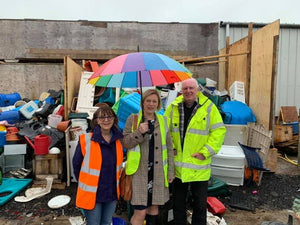 MSP Gillian Martin visits Wood RecyclAbility