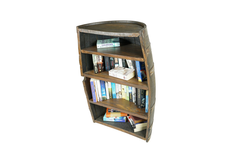 Barrel Console Bookcase