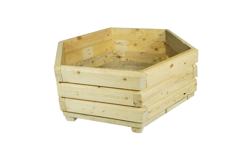 Wood-Recyability-Wood-Shop-Pitmedden-Aberdeenshire-Scotland-Hand-Crafted- Recycled- Upcycled-Wood-Products-hexagonal planter
